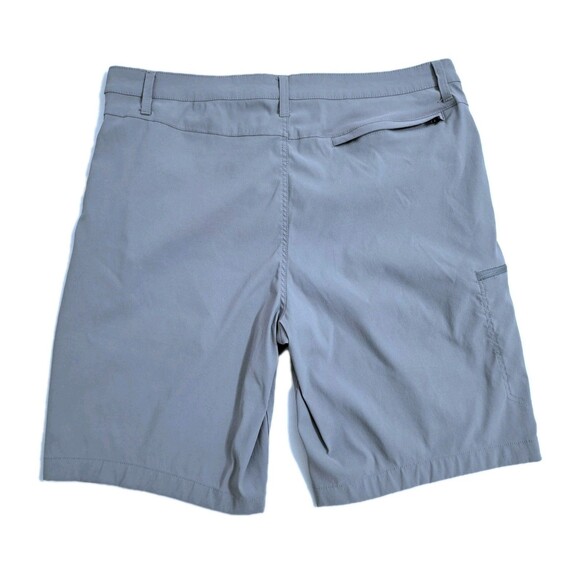Weatherproof Vintage Men's 40 Cargo Zip Pocket Nylon Stretch Gray Shorts Trail - Picture 6 of 9